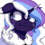 Size: 2289x2289 | Tagged: safe, artist:_ladybanshee_, oc, oc only, oc:frosty lavender, pony, unicorn, :t, emotes, floppy ears, freckles, funny, high res, looking sideways, nervous, nervous sweat, purple, solo