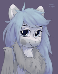 Size: 2352x3000 | Tagged: safe, artist:bloodymrr, oc, oc only, pegasus, pony, rcf community, commission, fluffy, high res, solo
