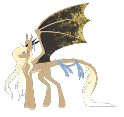 Size: 2875x2715 | Tagged: safe, artist:sadatrix, oc, oc only, oc:fool's gold, dracony, dragon, hybrid, pony, female, high res, horns, simple background, solo, transparent background
