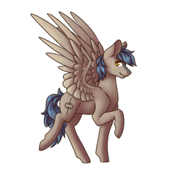 Size: 2000x2000 | Tagged: safe, artist:flaming-trash-can, oc, oc only, pegasus, pony, high res, solo