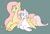 Size: 670x461 | Tagged: safe, artist:greenarsonist, fluttershy, nurse redheart, fanfic:in quiet moments, g4, blushing, eye clipping through hair, female, flutterheart, hooves, hug, lesbian, looking at each other, open mouth, shipping, simple background, smiling, trans female, transgender, unshorn fetlocks, winghug, wings