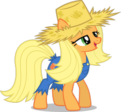Size: 3750x3445 | Tagged: artist needed, safe, applejack, pony, g4, applehick, female, high res, simple background, solo, transparent background, vector