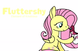 Size: 2176x1440 | Tagged: safe, artist:windy breeze, fluttershy, bird, pegasus, pony, g4, element of kindness, simple background, sitting