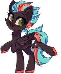 Size: 1630x1966 | Tagged: safe, artist:_spacemonkeyz_, oc, oc only, oc:flawless flight, pegasus, pony, simple background, solo, transparent background