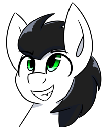 Size: 1975x2434 | Tagged: safe, artist:askhypnoswirl, oc, oc only, oc:skysprinter, pony, cute, face, icon, loving, male, simple, simple background, smiling, solo, stallion, transparent background