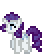 Size: 42x56 | Tagged: safe, artist:zeka10000, rarity, pony, unicorn, g4, animated, female, gif, gif for breezies, picture for breezies, pixel art, simple background, solo, terraria, transparent background, walking