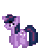 Size: 42x56 | Tagged: safe, artist:zeka10000, twilight sparkle, pony, unicorn, g4, animated, female, gif, gif for breezies, picture for breezies, pixel art, simple background, solo, terraria, transparent background, walking