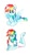 Size: 1804x3206 | Tagged: safe, artist:liaaqila, rainbow dash, human, pegasus, pony, equestria girls, g4, barefoot, blue fur, blue wings, chest fluff, clothes, cute, dashabetes, feet, female, happy, human ponidox, legs in air, lying down, mare, multicolored hair, multicolored mane, multicolored tail, pink eyes, prone, rainbow hair, rainbow tail, self paradox, self ponidox, shirt, shorts, simple background, sploot, t-shirt, the pose, traditional art, watermark, white background, wings