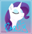 Size: 588x612 | Tagged: safe, artist:oneeyedsheep, rarity, pony, unicorn, g4, bust, eyes closed, female, mare, portrait, smiling, solo