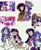 Size: 2510x3049 | Tagged: safe, artist:citi, screencap, clover the clever, princess platinum, rarity, twilight sparkle, human, unicorn, g4, hearth's warming eve (episode), look before you sleep, my little pony: friendship is magic, babydoll, blushing, clothes, comic, dress, high res, humanized, implied lesbian, implied rarilight, implied shipping, mud mask, nightgown, pajamas, scene interpretation, screencap reference