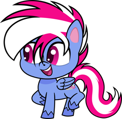 Size: 1222x1200 | Tagged: safe, artist:steam-loco, oc, oc only, oc:steam loco, pegasus, pony, g4.5, my little pony: pony life, pegasus oc, pony life oc, simple background, solo, transparent background, vector, wings