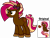 Size: 4500x3375 | Tagged: safe, artist:avatarmicheru, oc, oc only, oc:chocolate raspberry, earth pony, pony, female, mare, offspring, parent:cheese sandwich, parent:pinkie pie, parents:cheesepie, simple background, solo, transparent background