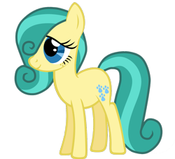 Size: 939x851 | Tagged: safe, artist:incendiarymoth, oc, oc only, oc:paw tracker, earth pony, pony, female, filly, magical gay spawn, offspring, parent:pistachio, parent:star tracker, simple background, solo, transparent background