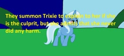Size: 1280x582 | Tagged: safe, artist:disneyponyfan, trixie, g4, 1000 hours in ms paint, text