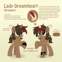 Size: 2000x2000 | Tagged: safe, artist:lionbun, oc, oc:dreamheart, pony, unicorn, female, high res, mare, reference sheet, ring, wedding ring