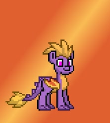 Size: 777x874 | Tagged: safe, oc, oc only, oc:dracony steel, dracony, dragon, hybrid, pony, pony town, dragon wings, final form, gradient background, simple background, solo, wings
