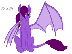 Size: 1280x960 | Tagged: safe, artist:petunedrop, oc, oc only, oc:stormfly, bat pony, pony, bat pony oc, bat wings, digital art, simple background, solo, transparent background, wings