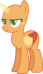 Size: 933x1598 | Tagged: safe, artist:pegasski, oc, oc only, alicorn, pony, g4, honest apple, alicorn oc, bald, base, eyelashes, female, freckles, horn, mare, open mouth, simple background, smiling, solo, transparent background, two toned wings, wings