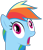 Size: 1600x1846 | Tagged: artist needed, safe, rainbow dash, pegasus, pony, g4, faic, female, open mouth, simple background, solo, transparent background, vector