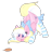 Size: 1280x1368 | Tagged: safe, artist:scarlet-spectrum, oc, oc only, oc:bay breeze, pegasus, pony, artist name, ass up, blonde mane, bow, clothes, commission, corn, corndog, cute, cutie mark, daaaaaaaaaaaw, eyelashes, face down ass up, female, food, full body, hair bow, happy, lightly watermarked, looking at something, mare, ocbetes, open mouth, pink body, purple eyes, sausage, simple background, socks, solo, striped socks, tail bow, transparent background, two toned mane, two toned tail, watermark