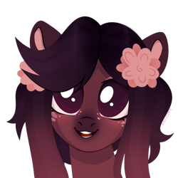 Size: 1024x1024 | Tagged: safe, artist:kabuvee, oc, oc only, pony, bust, cute, female, mare, portrait, simple background, solo, transparent background