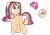 Size: 1024x711 | Tagged: safe, artist:sapphiretwinkle, fluttershy, pinkie pie, pegasus, pony, g4, female, magical lesbian spawn, mare, offspring, parent:fluttershy, parent:pinkie pie, parents:flutterpie, simple background, transparent background