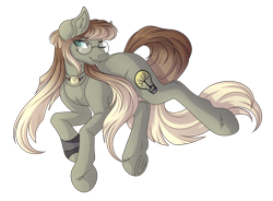 Size: 4092x3006 | Tagged: safe, artist:amazing-artsong, oc, oc only, oc:stilhouette, earth pony, pony, female, glasses, mare, one eye closed, simple background, solo, transparent background, wink