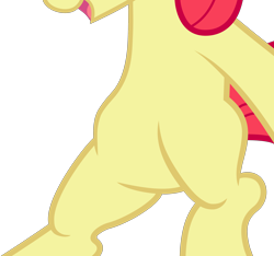 Size: 2852x2672 | Tagged: safe, artist:floppychiptunes, edit, vector edit, apple bloom, earth pony, pony, g4, the show stoppers, belly, bipedal, cropped, female, high res, pictures of bellies, simple background, solo, transparent background, vector