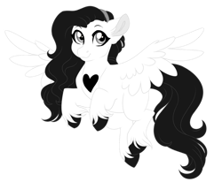 Size: 1024x844 | Tagged: safe, artist:azure-art-wave, oc, oc only, oc:brittle heart, pegasus, pony, female, mare, simple background, solo, transparent background