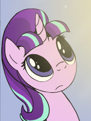 Size: 387x516 | Tagged: safe, artist:zoarvek, starlight glimmer, pony, unicorn, g4, bust, cropped, female, looking at something, mare, portrait, s5 starlight, solo