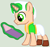 Size: 476x444 | Tagged: safe, artist:boringbases, artist:twidashfan1234, pony, toad, unicorn, base used, book, colt, crossover, glowing horn, green, green toad, hat, horn, male, mushroom hat, ponified, super mario bros., toad (mario bros)