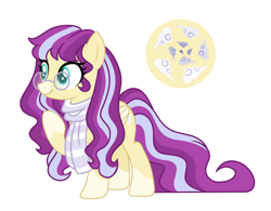Size: 1024x799 | Tagged: safe, artist:yourrdazzle, oc, oc only, oc:serenity sound, pegasus, pony, base used, clothes, glasses, scarf, simple background, solo, transparent background
