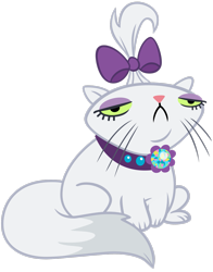 Size: 2169x2764 | Tagged: safe, artist:atomicgreymon, opalescence, cat, g4, female, high res, simple background, solo, transparent background, vector