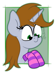 Size: 1215x1612 | Tagged: safe, artist:puperhamster, oc, oc only, oc:littlepip, pony, unicorn, fallout equestria, clothes, fanfic, fanfic art, female, hooves, horn, mare, simple background, socks, solo, striped socks, transparent background