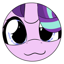 Size: 2362x2362 | Tagged: safe, artist:jubyskylines, starlight glimmer, pony, g4, :3, close-up, closed mouth, female, high res, looking at you, simple background, solo, transparent background