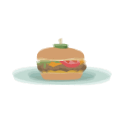 Size: 380x372 | Tagged: safe, artist:ravecrocker, equestria girls, g4, animated, borgarposting, burger, cheeseburger, context is for the weak, food, hamburger, no pony, plate, simple background, song in the comments, speen, spinning, transparent background, vector
