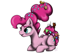 Size: 1280x906 | Tagged: safe, artist:emmaneiac, pinkie pie, earth pony, pony, g4, the last problem, female, older, older pinkie pie, simple background, solo, transparent background