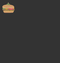 Size: 668x692 | Tagged: safe, artist:ravecrocker, equestria girls, g4, animated, borgarposting, burger, cheeseburger, context is for the weak, dropping, floating, food, gif, gray background, hamburger, high definition, multiply, no pony, oecake, simple background, vector, wat