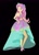 Size: 1280x1793 | Tagged: safe, artist:rlynn-art, artist:sketchysketchiness, fluttershy, equestria girls, g4, my little pony equestria girls: legend of everfree, black background, clothes, crystal gala dress, deviantart watermark, dress, eyes closed, female, obtrusive watermark, pose, signature, simple background, sleeveless, smiling, solo, watermark