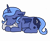 Size: 4000x3300 | Tagged: safe, artist:theedgyduck, princess luna, alicorn, pony, g4, cute, eyes closed, female, filly, filly luna, lunabetes, mare, pillow, s1 luna, simple background, sleeping, solo, transparent background, woona, younger