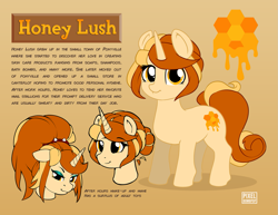 Size: 1625x1256 | Tagged: safe, artist:pixelbombpop, oc, oc only, oc:honey lush, pony, unicorn, solo