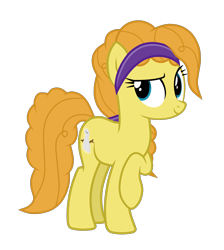 Size: 2652x2962 | Tagged: safe, artist:chomakony, oc, oc only, oc:jakeena, earth pony, pony, earth pony oc, female, headband, high res, mare, raised hoof, show accurate, simple background, smiling, snowman, solo, transparent background