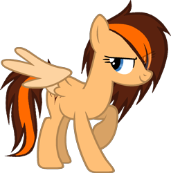 Size: 1091x1104 | Tagged: safe, artist:sirrainium, derpibooru exclusive, oc, oc only, oc:aerion featherquill, pegasus, pony, eye clipping through hair, simple background, solo, transparent background, vector