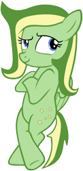 Size: 584x1194 | Tagged: safe, artist:didgereethebrony, artist:pegasski, oc, oc only, oc:boomerang beauty, pegasus, pony, g4, base used, crossed arms, cutie mark, simple background, solo, trace, transparent background