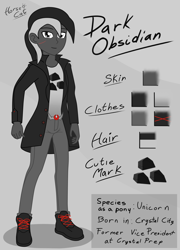 Size: 1800x2500 | Tagged: safe, artist:darkobsidian235, artist:horsecat, oc, oc only, oc:dark obsidian, human, equestria girls, g4, male, reference sheet, solo