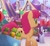 Size: 434x398 | Tagged: safe, screencap, jungle jazz, winter morning, earth pony, pegasus, pony, g4, my little pony: the movie, background pony, canterlot, cropped, female, mare, we got this together