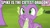 Size: 500x279 | Tagged: safe, edit, edited edit, edited screencap, screencap, pinkie pie, spike, twilight sparkle, dragon, pony, g4, caption, cropped, cute, image macro, needs more jpeg, solo focus, spikabetes, spikelove, text