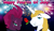 Size: 2064x1204 | Tagged: safe, edit, fizzlepop berrytwist, prince blueblood, tempest shadow, pony, unicorn, g4, 4th of july, american independence day, annoyed, arrogant, belligerent sexual tension, berryblood, female, fireworks, flower, flower in mouth, frown, holiday, male, mare, mouth hold, night, rose, rose in mouth, shipping, smiling, smug, stallion, straight, tempest shadow is not amused, this will not end well, unamused