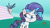 Size: 1366x768 | Tagged: safe, screencap, rarity, pony, unicorn, bad thing no. 3, g4, g4.5, my little pony: pony life, bandana, butt, discovery family logo, female, mare, plot, rearity, solo