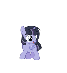 Size: 1544x1672 | Tagged: safe, artist:alphajunko, oc, oc only, oc:moonlight nova, alicorn, pony, icey-verse, alicorn oc, commission, female, filly, horn, magical lesbian spawn, missing cutie mark, multicolored hair, offspring, open mouth, parent:mean twilight sparkle, parent:oc:moonshine twinkle, parents:canon x oc, parents:meanshine, raised hoof, simple background, solo, transparent background, wings, younger